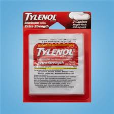 TYLENOL BLISTER PK 2'S