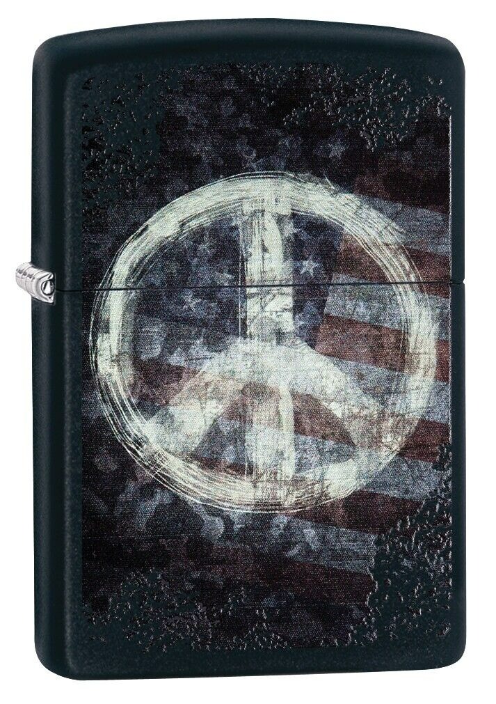 ZIPPO AMERICAN PEACE ON FLAG