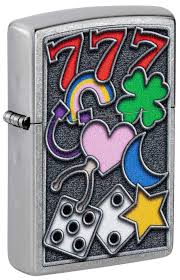 ZIPPO LUCKY SYMBOLS DESIGN