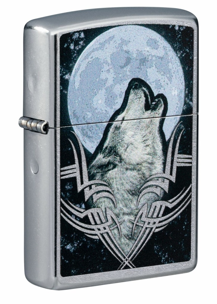 ZIPPO HOWLING WOLF DESIGN