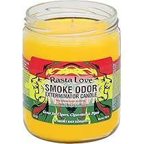 TOP SMOKE ODOR RASTA LOVE JAR CANDLE 13OZ