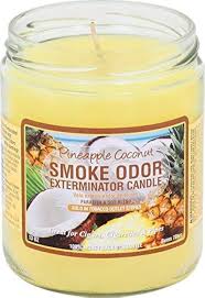 TOP SMOKE ODOR PINEAPPLE COCONUT JAR CANDLE 13OZ