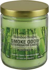 TOP SMOKE ODOR BAMOO BREEZE JAR CANDLE 13OZ