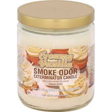 TOP SMOKE ODOR CREAMY VANILLA JAR CANDLE 13OZ