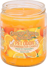 TOP SMOKE ODOR ORANGE LEMON SPLASH JAR CANDLE 13OZ