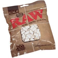 RAW REGULAR  FILTERS 200CT BAG