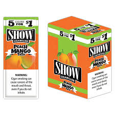 SHOW CIGARILLOS PEACH MANGO TATA 5 FOR $1