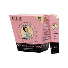 BLAZY SUSAN 1 1/4  PINK CONES 21 PK
