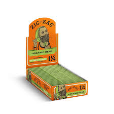 ZIG-ZAG 1 1/4 ORGANIC HEMP SLOW BURNING