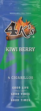 4 K'S KIWI BERRY 15/4CT POUCHES