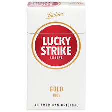 LUCKY STRIKE GOLD 100'S BOX (.50 OFF)