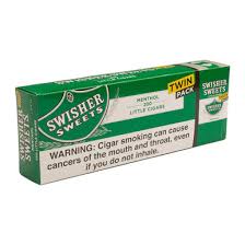 SWISHER SWEETS LITTLE CIGARS MENTHOL TWIN  PK.