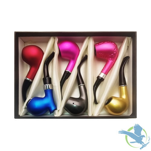 NIRVANA WOOD LOOK PIPE SET NEON 30456 (6)