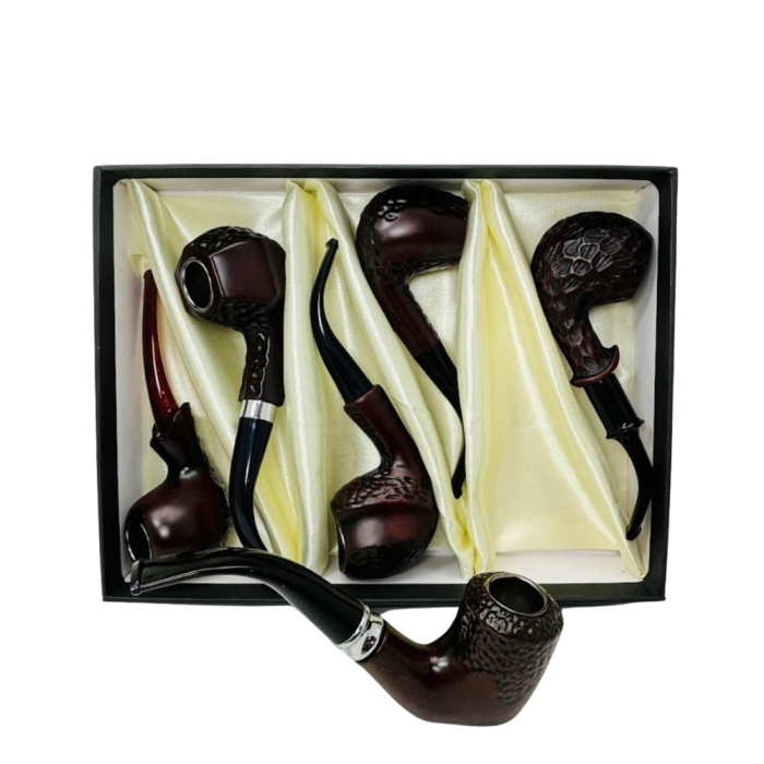 NIRVANA ELEGANT WOOD LOOK PIPE SET 30359 (6)