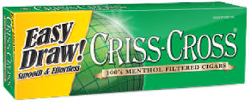 CRISS-CROSS MENTHOL 100'S  CIGARS
