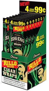 ZIG-ZAG RILLO GREEN 4/.99