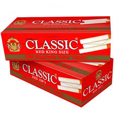 CLASSIC RED KING SIZE CIGARETTE TUBES 200