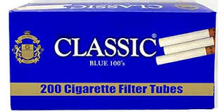 CLASSIC BLUE 100'S CIGARETTE TUBES 200 (5)