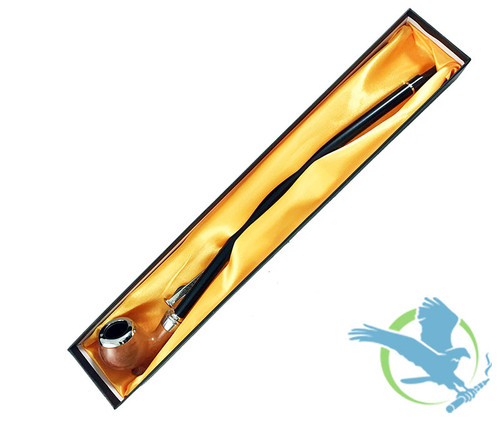 NIRVANA E-LONG PEAR WOOD PIPE 30299 (1)