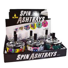BLINK SPIN AWAY ASHTRAY SOLID COLORS  (6)