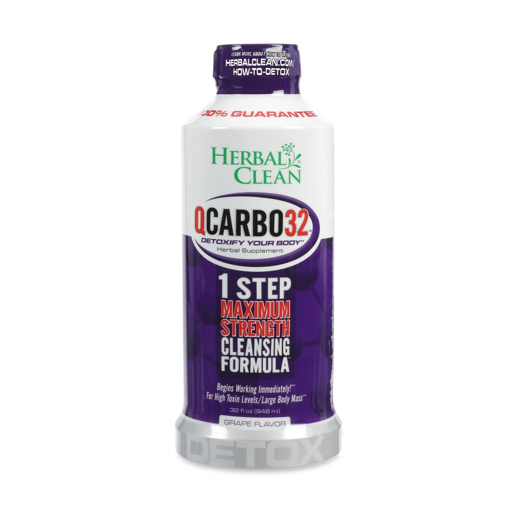 HERBAL CLEAN QCARBO GRAPE 32OZ