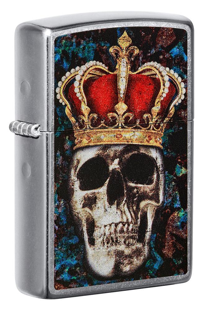 ZIPPO SKULL KING DESIGN