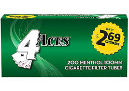 4Aces Pre-Priced 2.69 Menthol 100MM - 200Ct