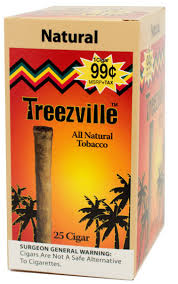 TREEZVILLE 99C NATURAL CIGARILLOS