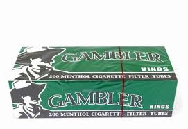 GAMBLER 250 MENTHOL CIGARETTE TUBES KINGS