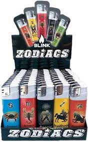 BLINK ZODIACS LIGHTERS 50CT