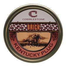COBBLESTONE BRICK KENTUCKY PLUG PIPE TOB 1.5OZ TIN