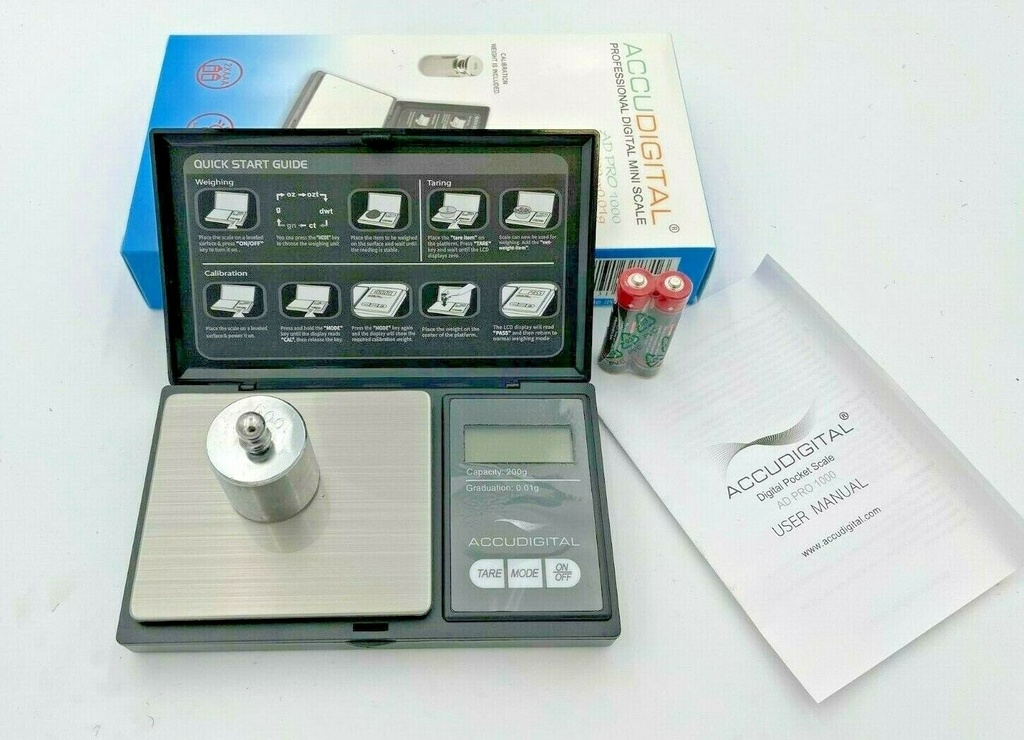 ACCUDIGITAL AD PRO 1000 200 X 0.01g CAL WEIGHT
