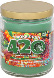 TOP SMOKE ODOR 420 JAR CANDLE 13OZ