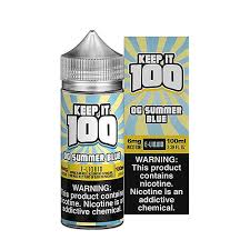 KEEP IT 100 OG SUMMER BLUE 6MG 100ML (1)