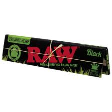 RAW BLACK ORGANIC KING SIZE SLIM PAPERS (50)