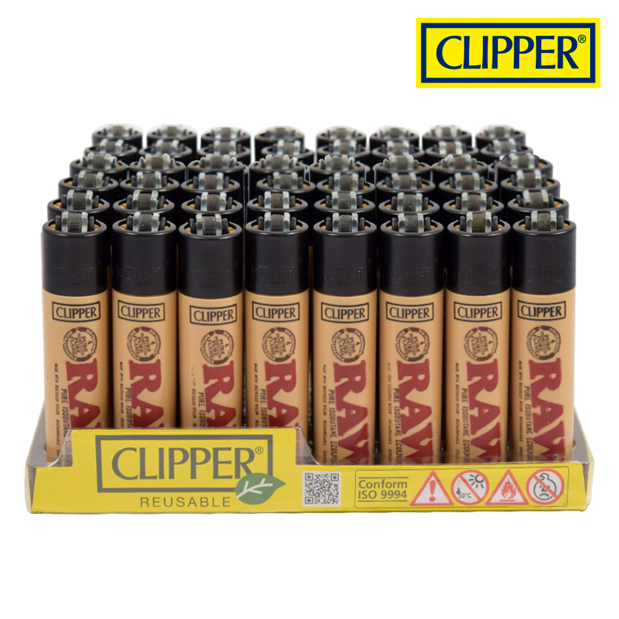 CLIPPER REUSABLE LIGHTER 48 COUNT "RAW"