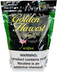 GOLDEN HARVEST SELECT GREEN PIPE TOBACCO  6OZ.