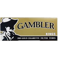 GAMBLER 250 GOLD CIGARETTE TUBES KINGS