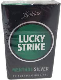 LUCKY STRIKE MENTHOL SILVER  BOX (.50 OFF)