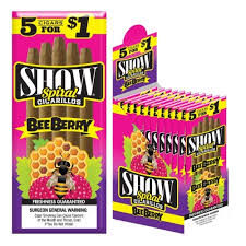 SHOW CIGARILLOS BEE BERRY 5 FOR $1