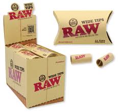 RAW WIDE TIPS AUTHENTIC PRE-ROLLED (20)