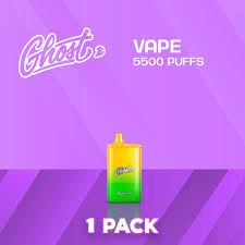 GHOST 5% NICO RECHARGABLE 5500 PUFFS (5)