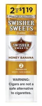 SWISHER SWEETS HONEY BANANA 2-$1.19