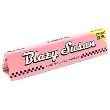 BLAZY SUSAN PINK ROLLING PAPERS KING SIZE SLIM