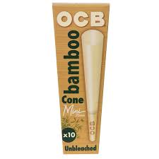 OCB Bamboo Cone Mini 70mm 10 Pack