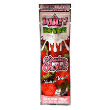 JUICY HEMP WRAPS STRAWBERRY SHERBET 2PP