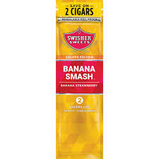 SWISHER SWEETS CLASSIC BANANA SMASH  2/99CENTS