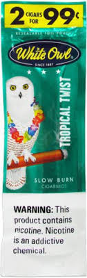 WHITE OWL CIGARILLOS TROPICAL TWIST 2-99c
