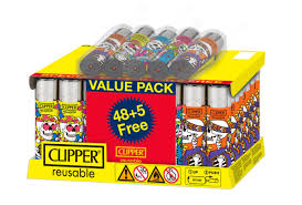 CLIPPER LIGHTER HIPPIE THEME (48+5) COUNT