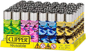 CLIPPER LIGHTER CAMOUFLAGE (48) COUNT
